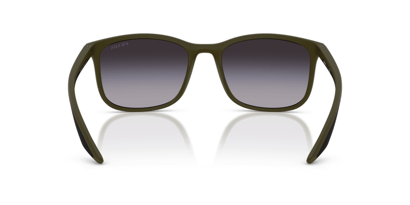 Prada Linea Rossa PS A08S in Matte Green / Grey Gradient (15X09U) - Front View