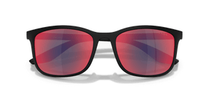 Matte Black / Dark Grey Mirror Blue/Red (1BO08F)