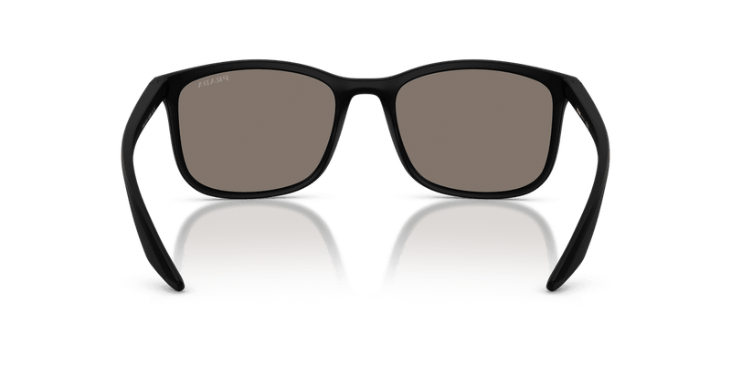 Prada Linea Rossa PS A08S in Matte Black / Light Grey Mirror Silver (1BO2B0) - Alternate View