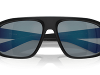 Matte Black / Dark Grey Mirror Blue/Red (1BO08F)