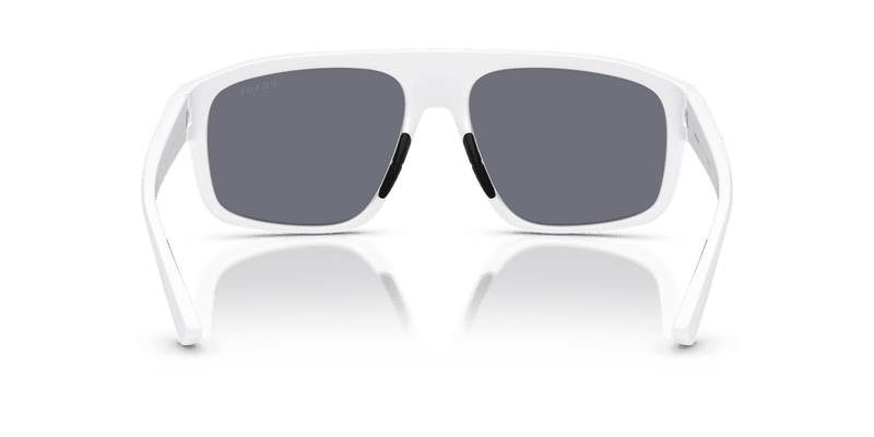 Prada Linea Rossa PS B02S in Matte White / Light Blue Mirror Silver (AAI40A) - Alternate View