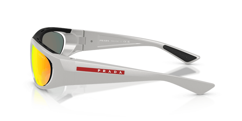 Prada Linea Rossa PS B03S in Metal Grey / Dark Grey Mirror Orange Tuning (14Z04U) - Front View