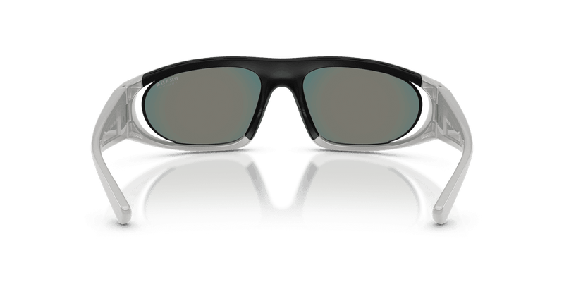 Prada Linea Rossa PS B03S in Metal Grey / Dark Grey Mirror Orange Tuning (14Z04U) - Front View