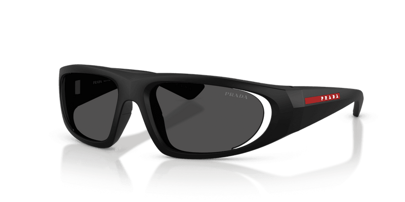 Prada Linea Rossa PS B03S in Matte Black / Dark Grey (1BO06F) - Alternate View