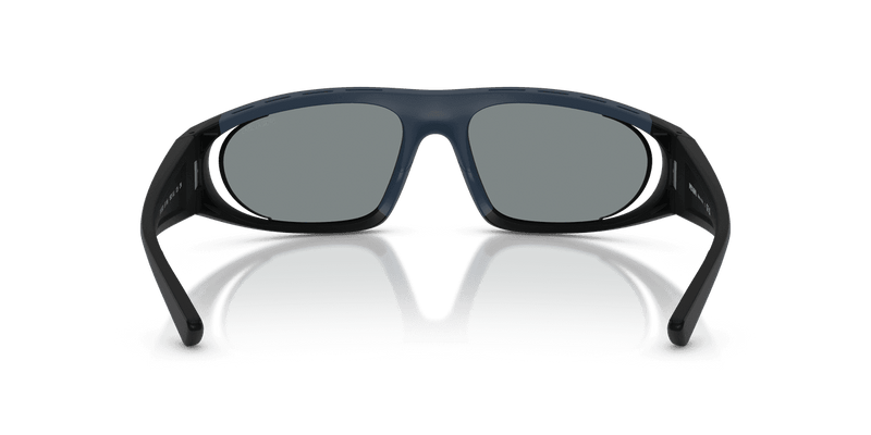 Prada Linea Rossa PS B03S in Matte Black / Dark Blue Mirror Violet (1BO10J) - Alternate View