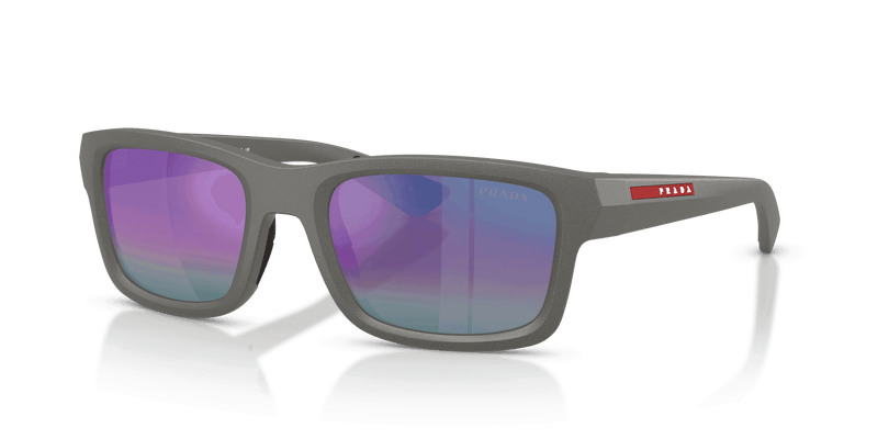 Prada Linea Rossa PS B10S in Silver Metal / Violet Gradient Silver (16X50Z) - Alternate View