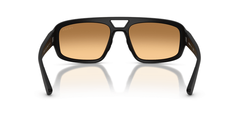 Prada Linea Rossa PS B11SU in Matte Black / Orange Mirror Silver Gradient (1BO40Z) - Alternate View