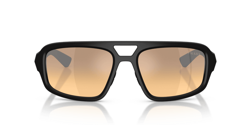 Prada Linea Rossa PS B11SU in Matte Black / Orange Mirror Silver Gradient (1BO40Z) - Alternate View