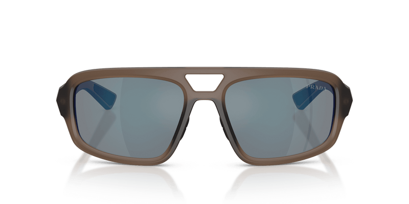 Prada Linea Rossa PS B11SU in Frosted Brown / Red/Blue (29F21A) - Alternate View