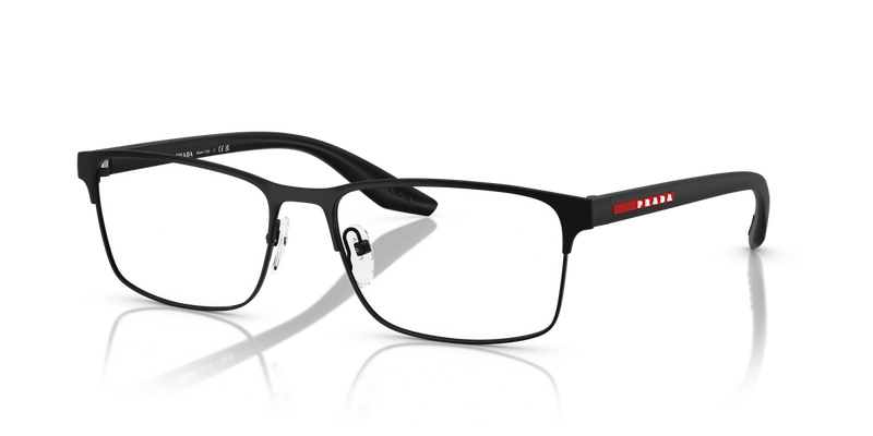 Prada Linea Rossa PS 50PV in Matte Black / Demo Lens (1BO1O1) - Front View