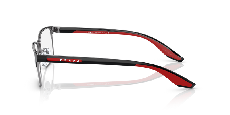Prada Linea Rossa PS 50PV in Black/Silver / Demo Lens (YDC1O1) - Alternate View