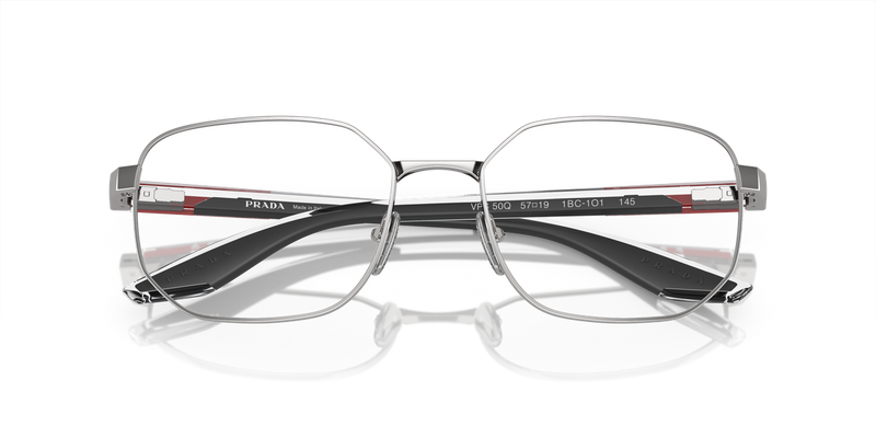 Prada Linea Rossa PS 50QV in Silver / Demo Lens (1BC1O1) - Alternate View