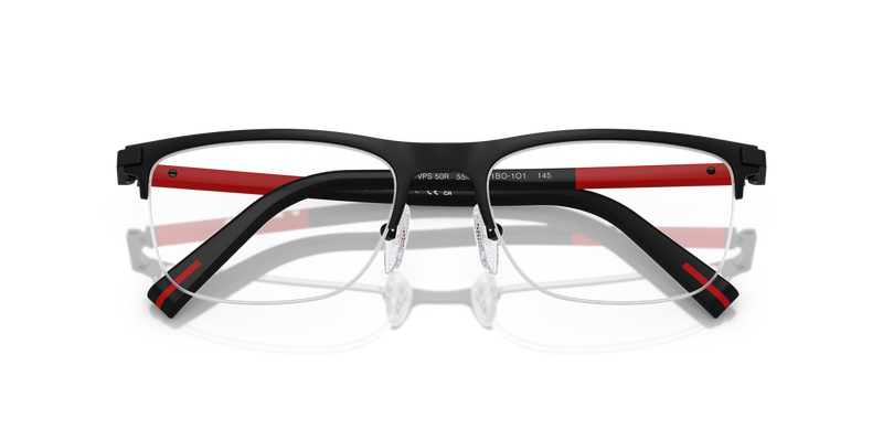Prada Linea Rossa PS 50RV in Matte Black / Demo Lens (1BO1O1) - Alternate View