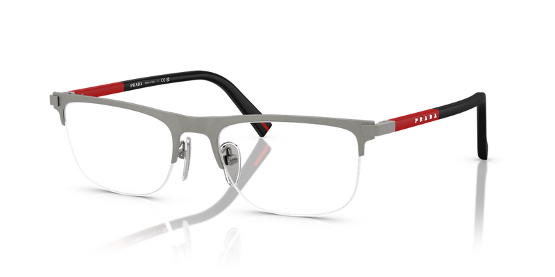 Prada Linea Rossa PS 50RV in Matte Brushed Lead / Demo Lens (DHG1O1) - Alternate View