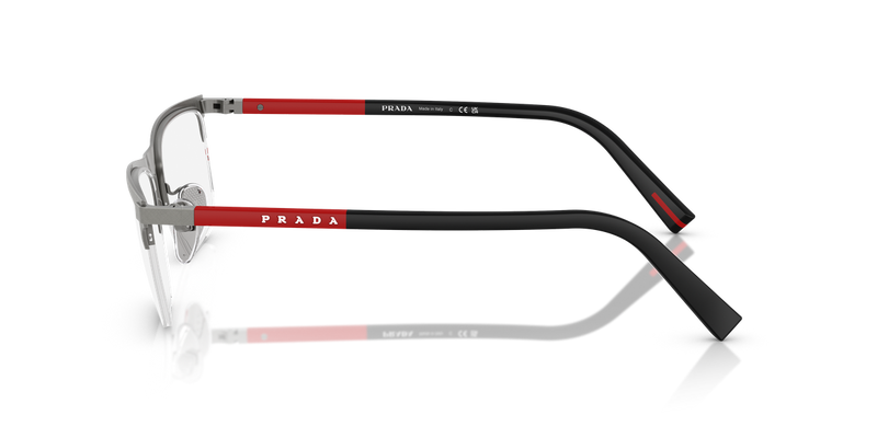 Prada Linea Rossa PS 50RV in Matte Brushed Lead / Demo Lens (DHG1O1) - Alternate View