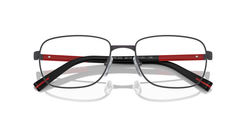 Prada Linea Rossa PS 52QV in Grey Rubber / Demo Lens (06P1O1) - Side View