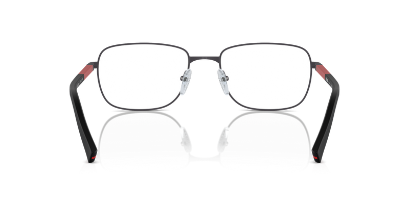 Prada Linea Rossa PS 52QV in Grey Rubber / Demo Lens (06P1O1) - Temple Detail