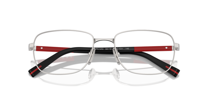 Prada Linea Rossa PS 52QV in Silver / Demo Lens (1BC1O1) - Alternate View