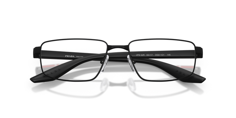 Prada Linea Rossa PS 52RV in Black Rubber / Demo Lens (DG01O1) - Alternate View