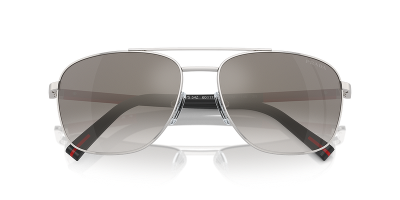 Prada Linea Rossa PS 54ZS in Silver - Side View