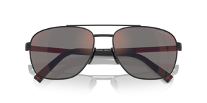 Rubbered Black / Dark Grey Mirror Blue/Red (DG008F)
