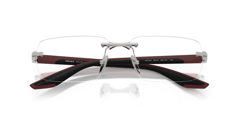 Prada Linea Rossa PS58TV in Matte Gunmetal - Side View