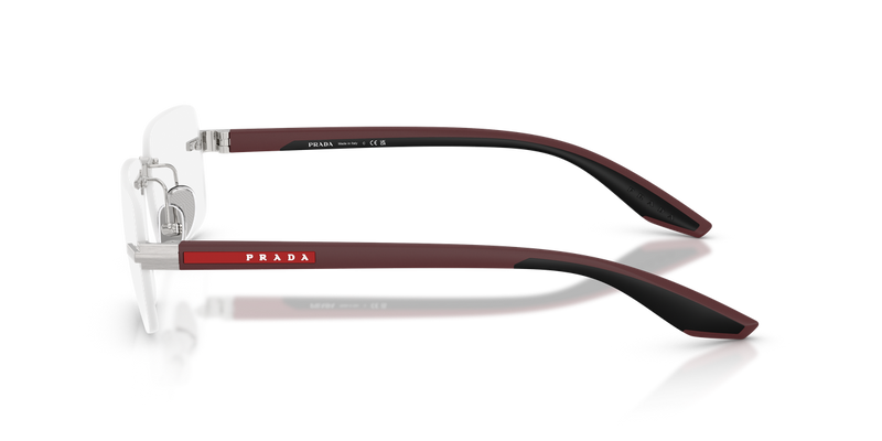 Prada Linea Rossa PS58TV in Matte Gunmetal - Back View