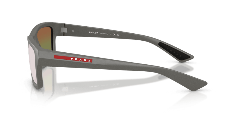 Prada Linea Rossa PSB10SF in Silver Metal - Side View