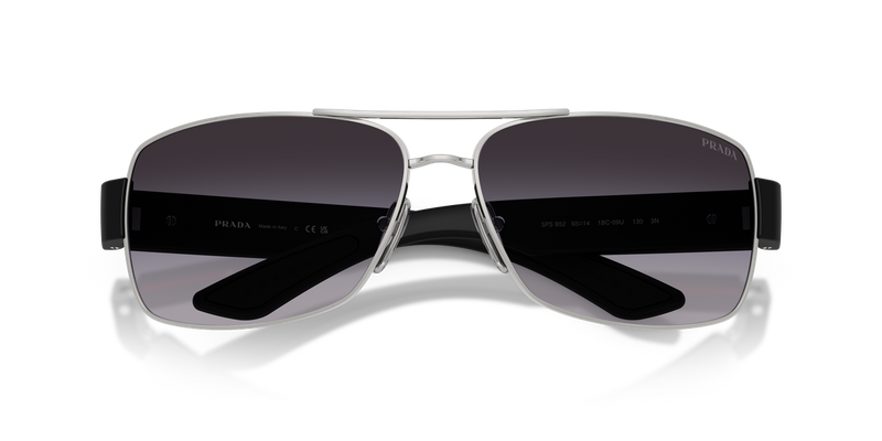 Prada Linea Rossa PS B52S in Silver / Grey Gradient (1BC09U) - Alternate View