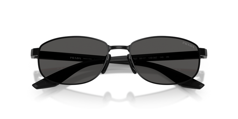 Prada Linea Rossa PS B53S in Black / Full Black (1AB08Z) - Side View
