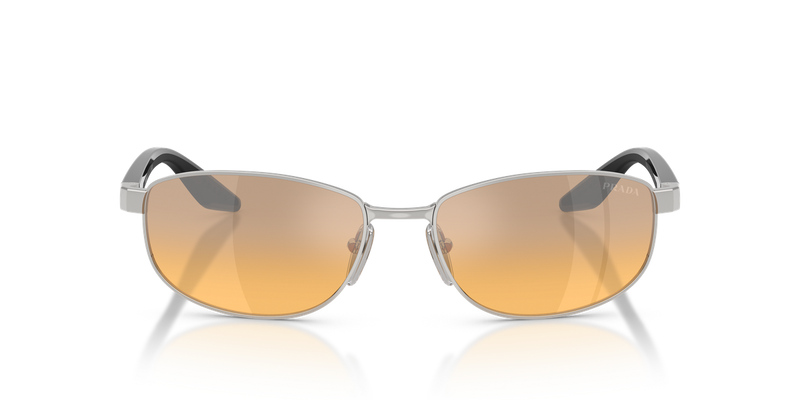 Prada Linea Rossa PS B53S in Silver / Orange Mirror Silver Gradient (1BC40Z) - Alternate View
