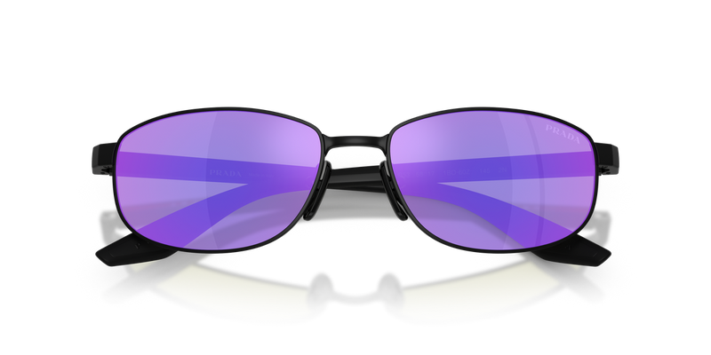 Prada Linea Rossa PS B53S in Matte Black / Violet/Green (1BO60Z) - Alternate View