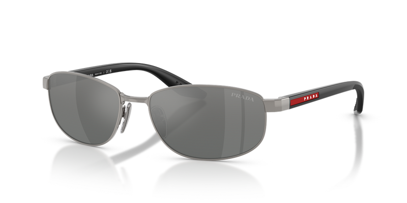 Prada Linea Rossa PS B53S in Metal Grey / Grey Mirror Silver Gradient (5AV41A) - Alternate View