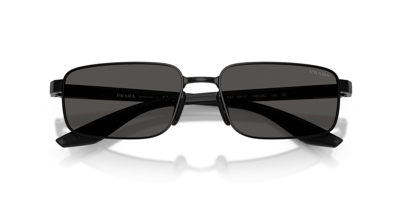 Prada Linea Rossa PS B54S in Black / Dark Grey (1AB08Z) - Side View