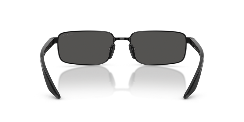 Prada Linea Rossa PS B54S in Black / Dark Grey (1AB08Z) - Temple Detail