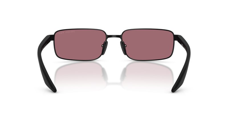 Prada Linea Rossa PS B54S in Matte Black / Red Polarized (1BO07A) - Alternate View