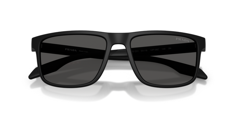 Prada Linea Rossa PSC01S in Matte Black - Side View