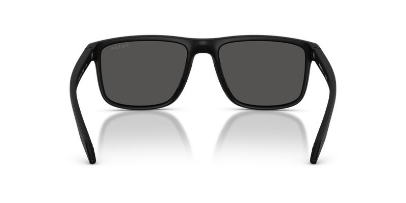 Prada Linea Rossa PSC01S in Matte Black - Temple Detail