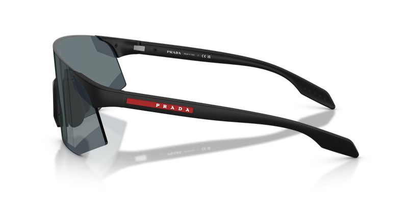 Prada Linea Rossa PSC03SU in Matte Black - Back View
