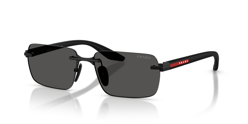 Prada Linea Rossa PSC52S in Matte Black - Alternate View