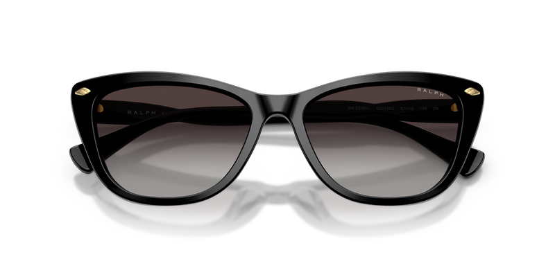 Ralph RA5346U in Shiny Black / Grey Gradient (50018G) - Side View