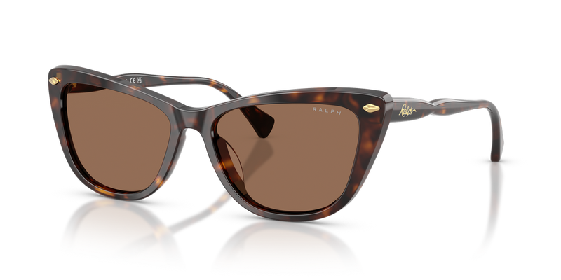 Ralph RA5346U in Shiny Dark Havana / Brown (500373) - Alternate View