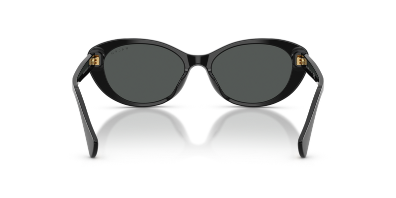 Ralph RA5350U in Shiny Black / Grey (500187) - Temple Detail