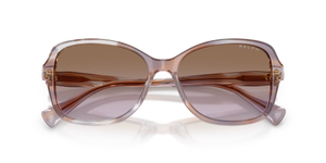 Striped Brown / Gradient Violet (634068)