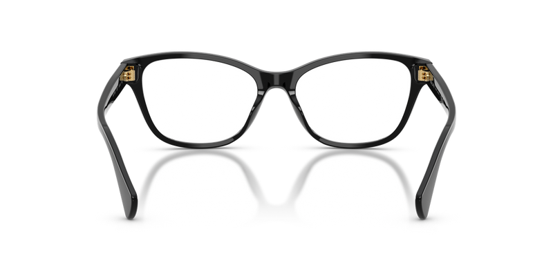Ralph RA7195U in Shiny Black - Temple Detail
