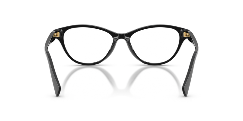 Ralph RA7197U in Shiny Black - Temple Detail