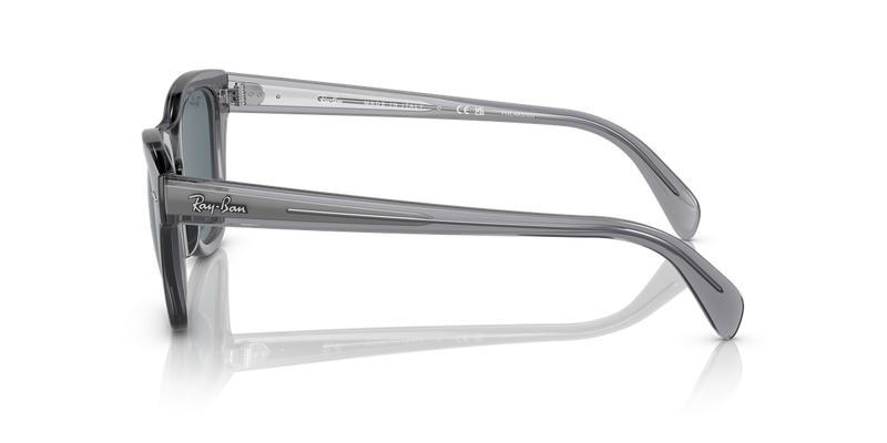 Ray-Ban RB0707S in Transparent Grey - Back View