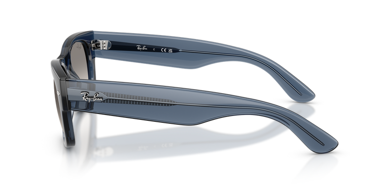 Ray-Ban MEGA WAYFARER II in Transparent Dark Blue - Alternate View