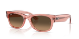 Transparent Pink / Light Brown Gradient Black (684843)