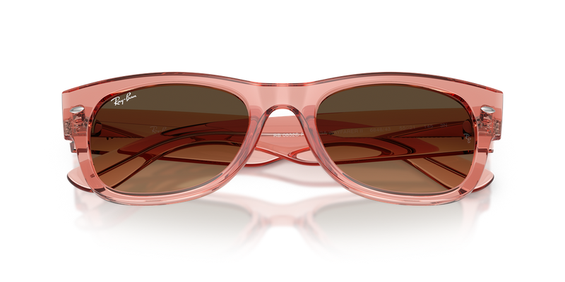 Ray-Ban MEGA WAYFARER II in Transparent Pink - Alternate View